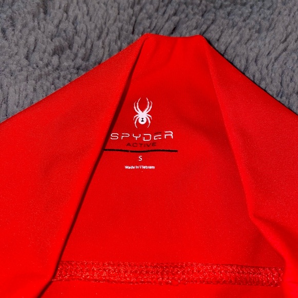 NWOT SPYDER RED HIGH-RISE ATHLETIC SHORTS // SIZE SMALL❤️ - Picture 3 of 4